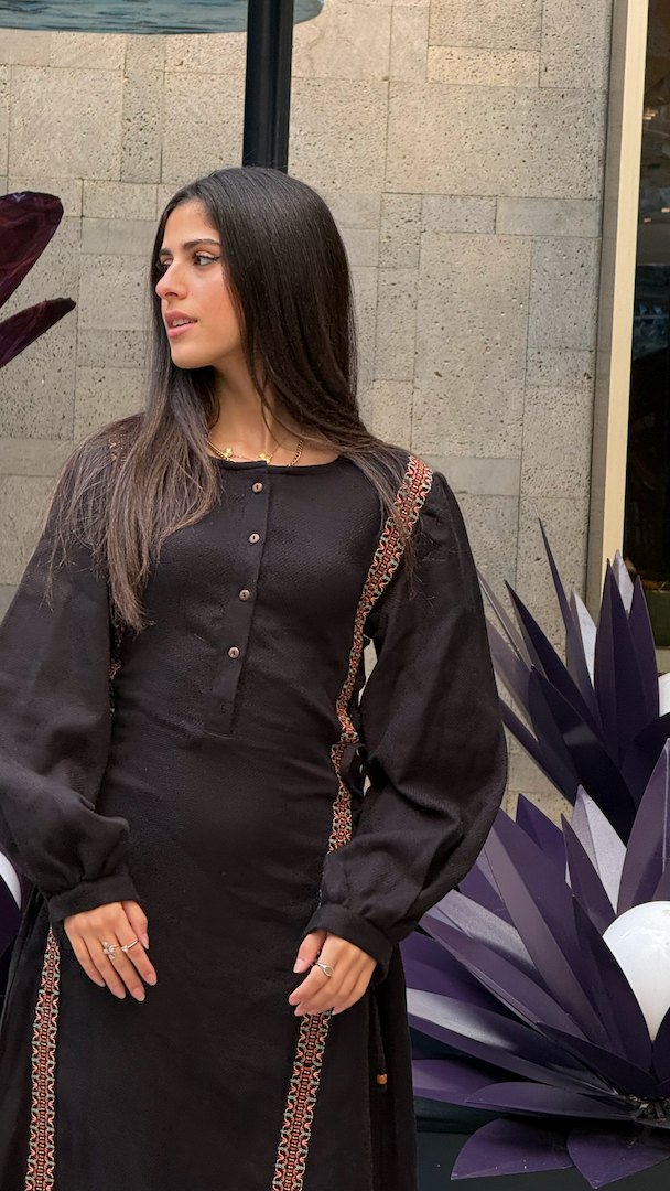 Image of Nalini Midnight Black Dress