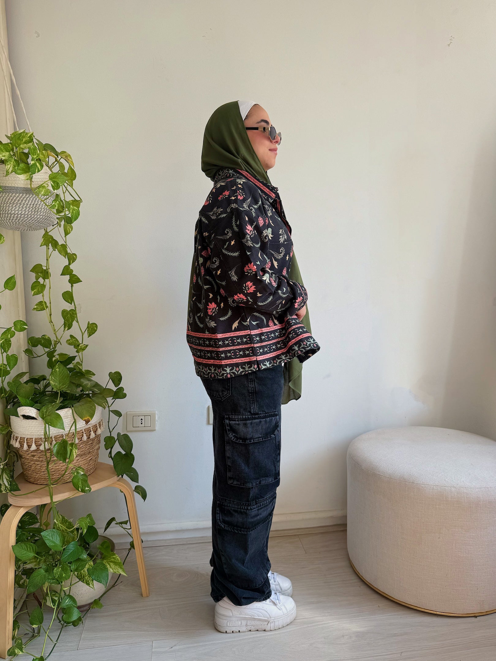 Image of Black Gabardine Jacket