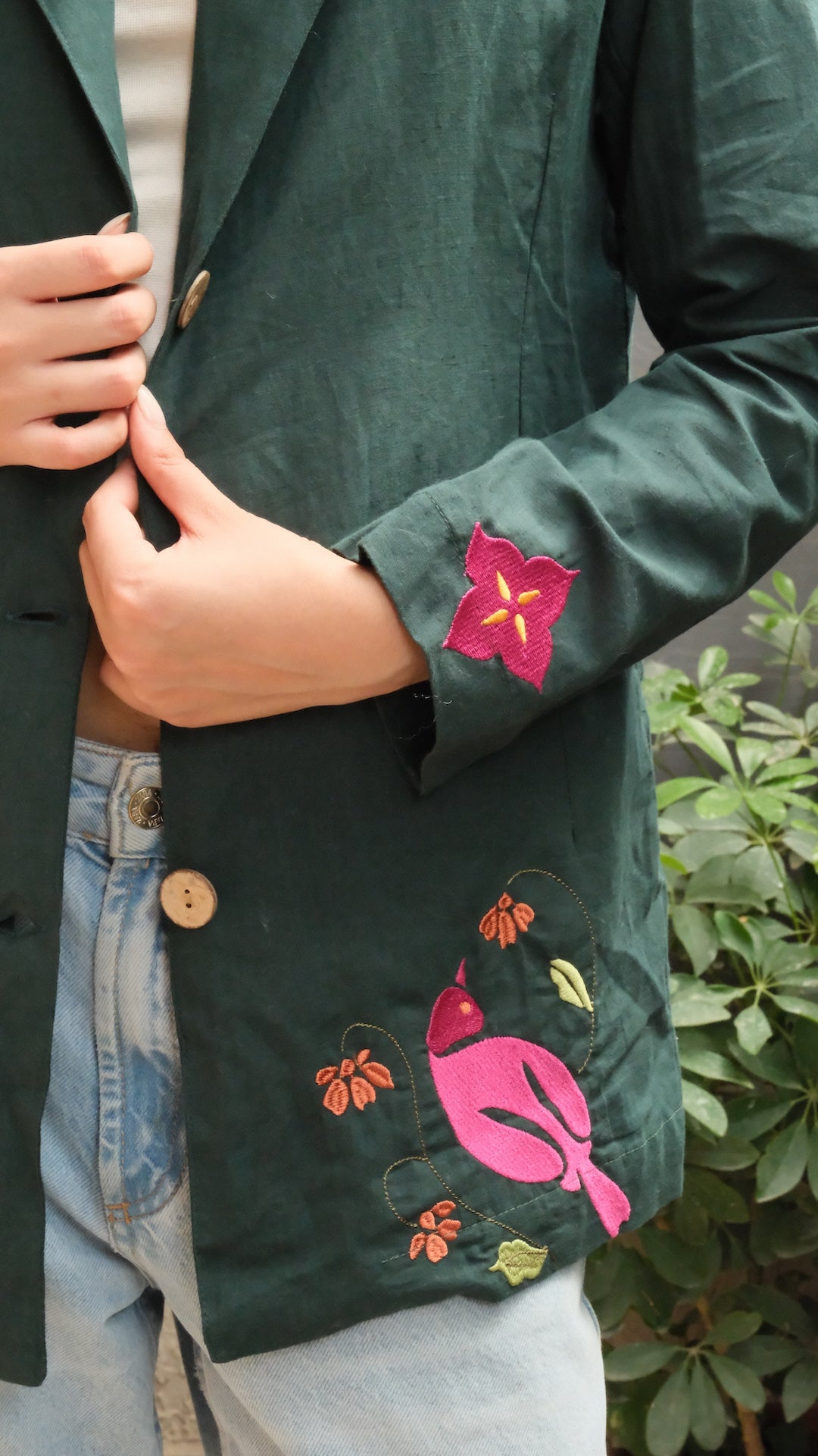 Image of Linen Has Entered the Chat Blazer