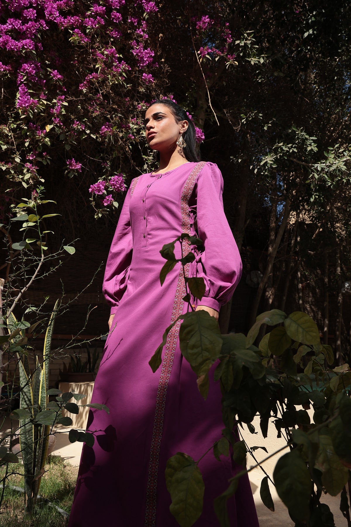 Image of Nalini Midnight Purple Dress