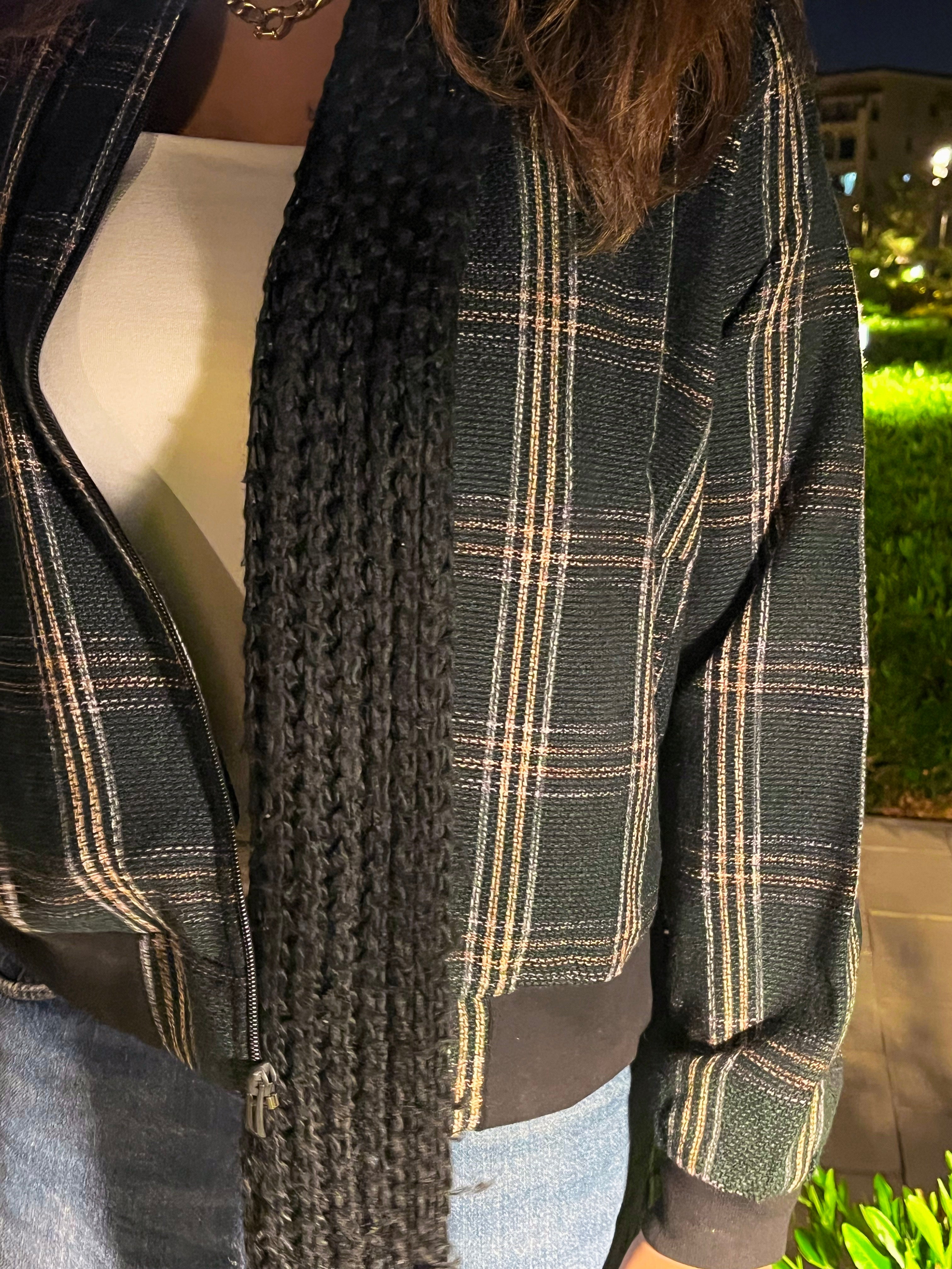 Image of Zipper Olive Jacket