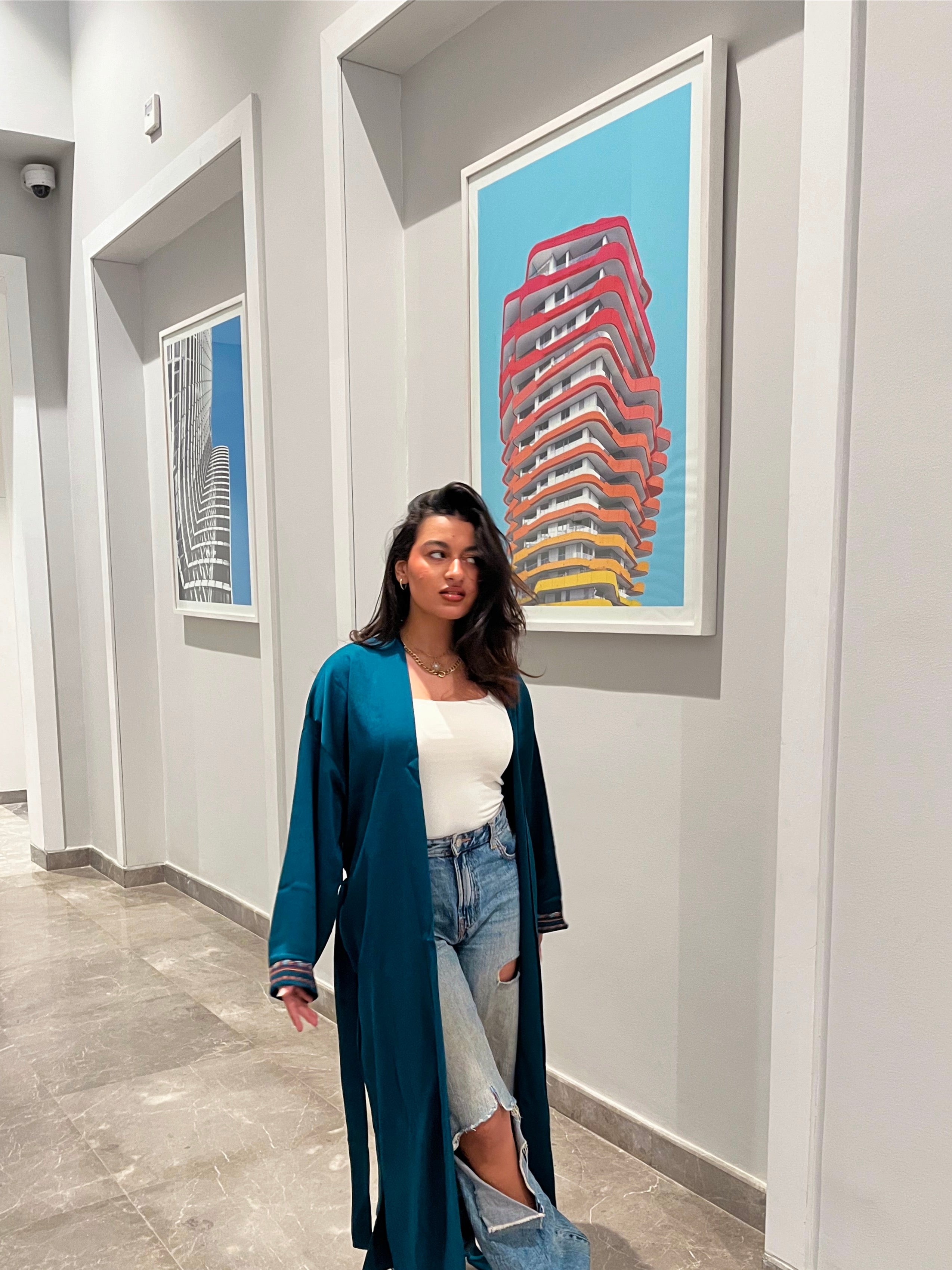 Image of Genzary Ethereal Crepe cardigan