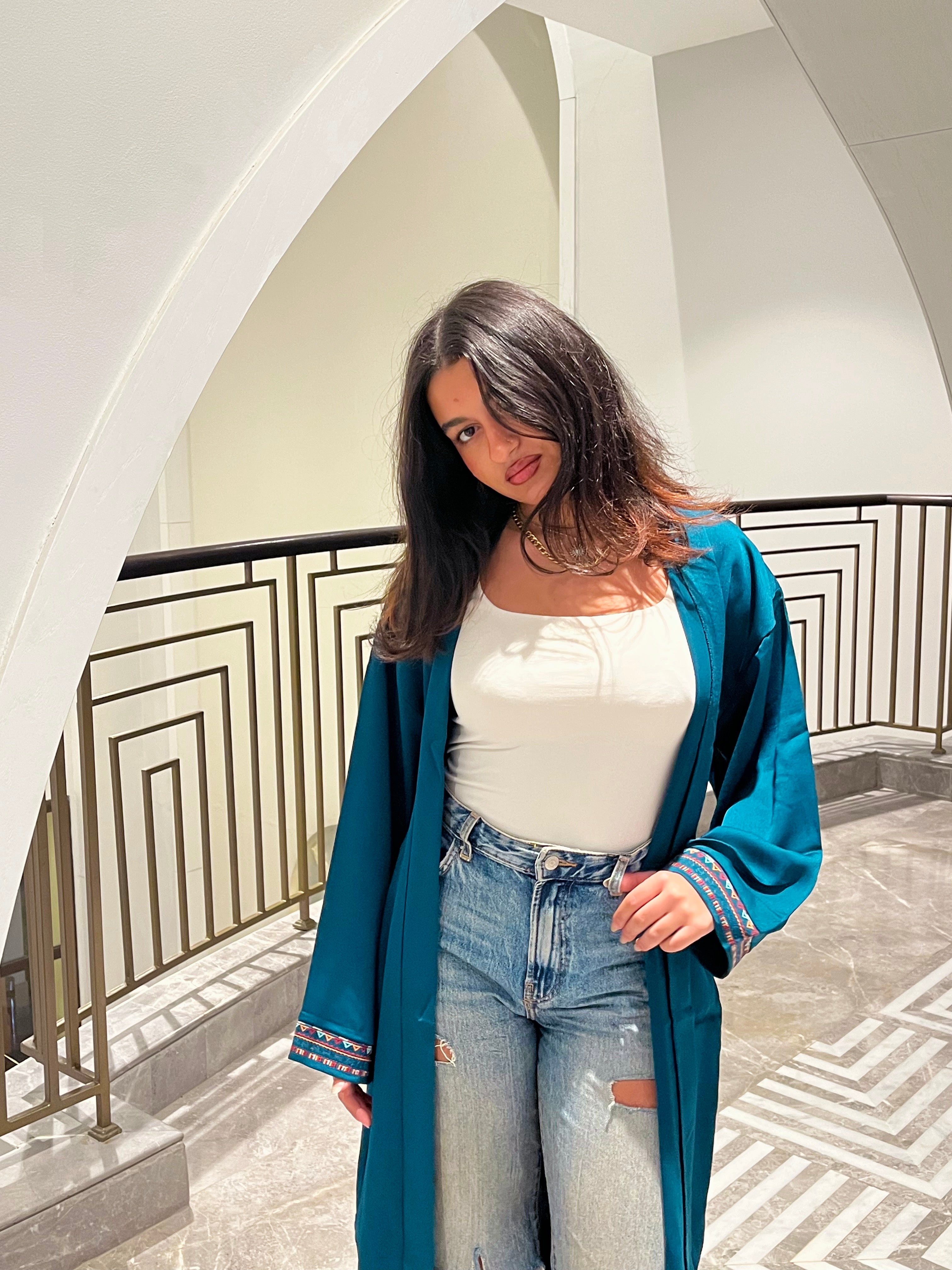 Image of Genzary Ethereal Crepe cardigan