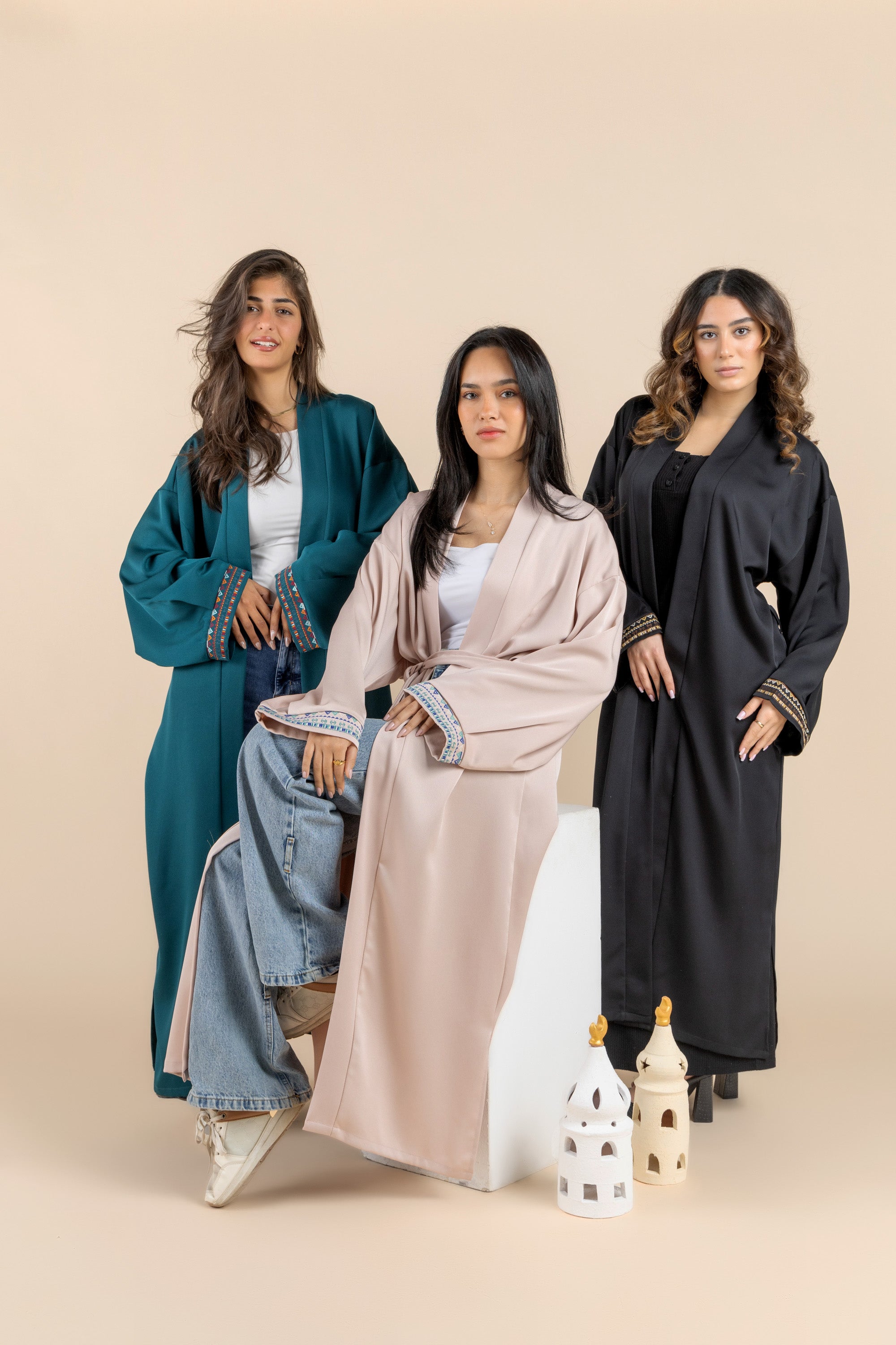 Black Ethereal Crepe cardigan