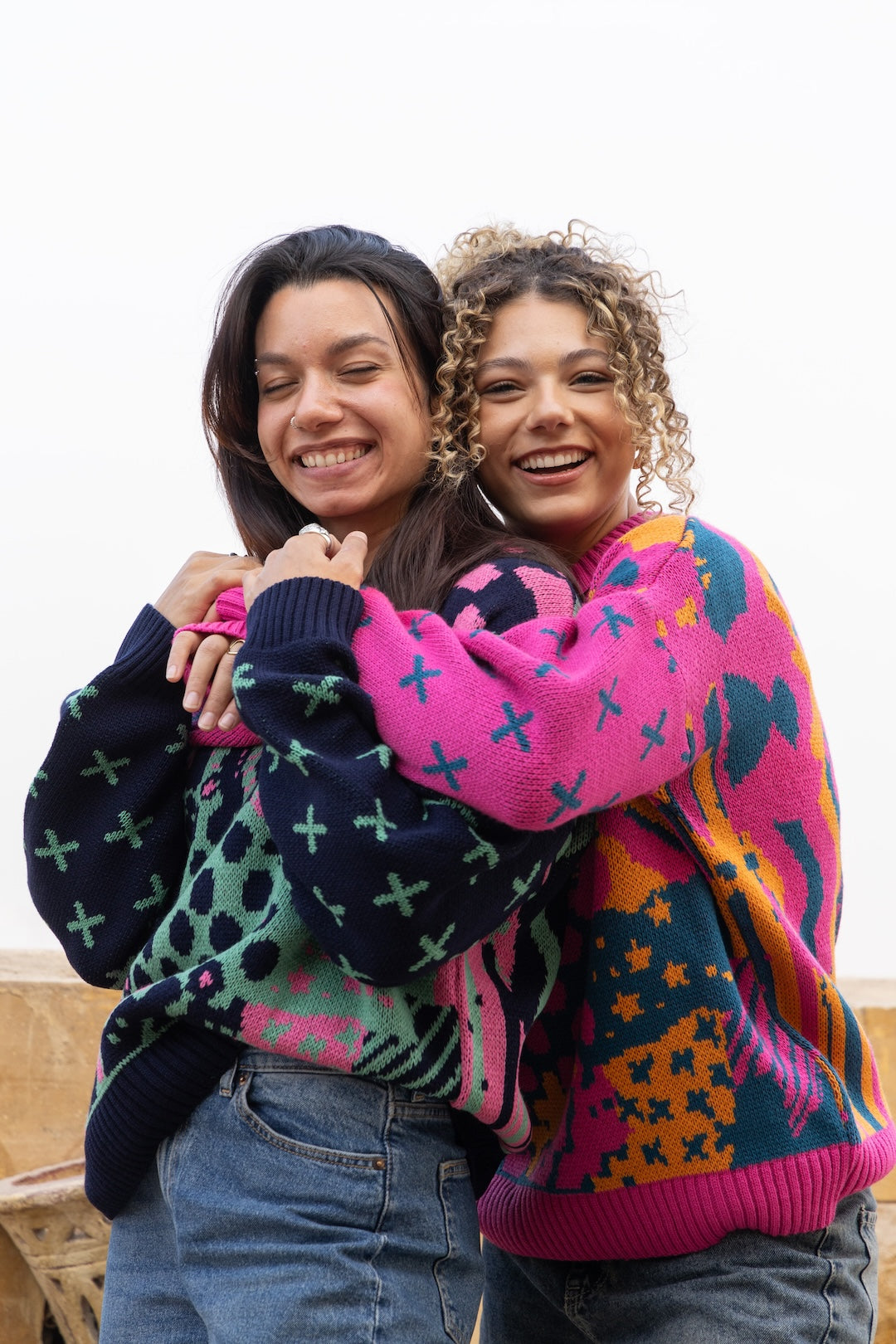 Image of Pink Knit Pullover – Classic with a Twist