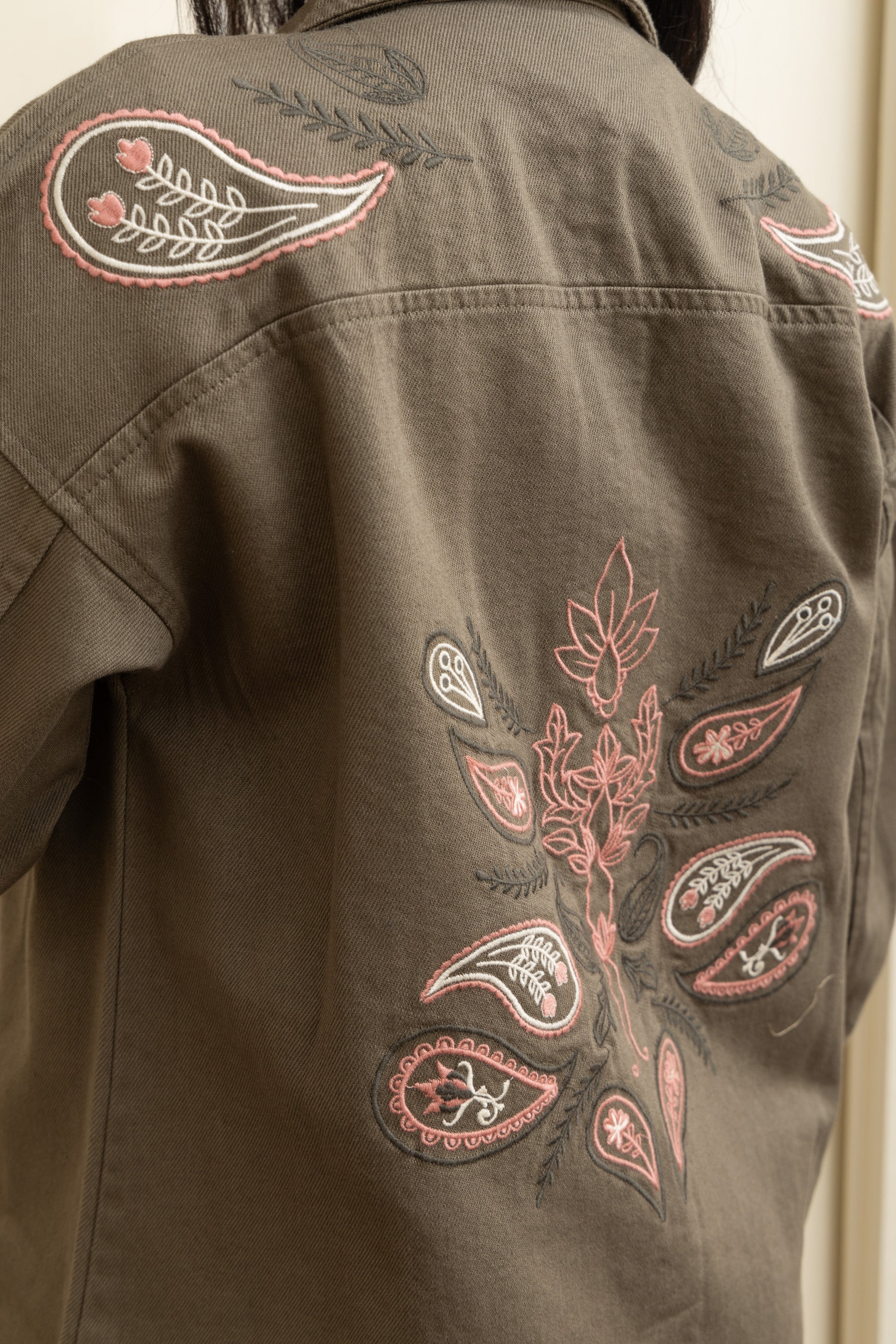 Olive Gabardine Jacket – Sophisticated, and Timeless