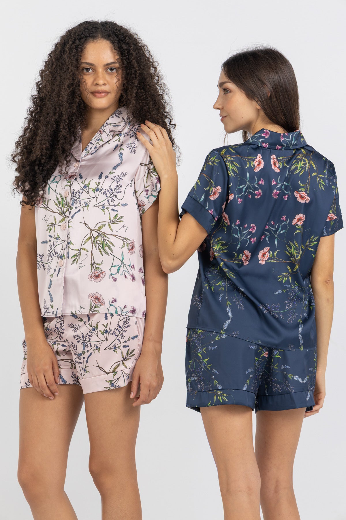 Haze Petal Short Pajama Set