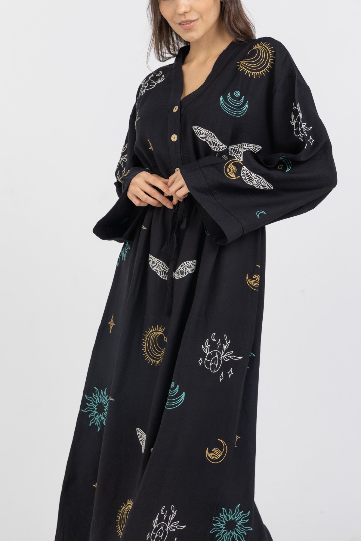 Maxi Embroidered Dress