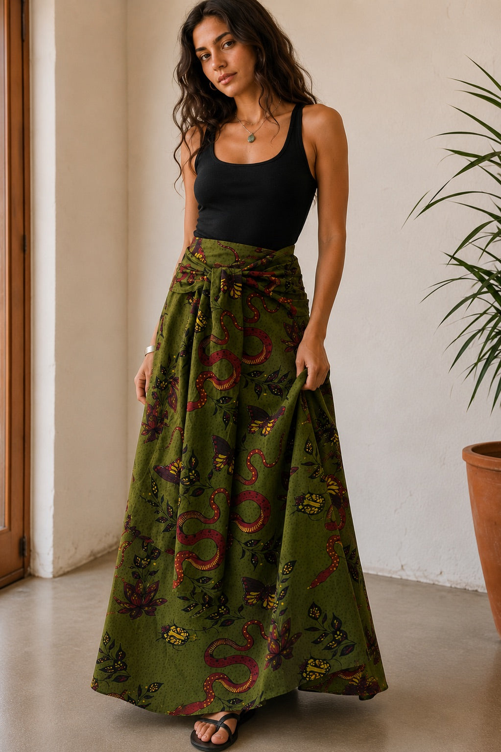 Image of Skirt with a Character