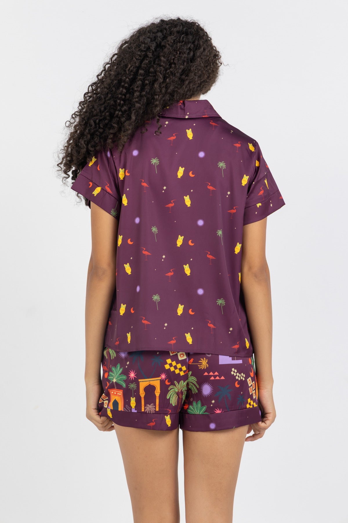 Haze Petal Short Pajama Set