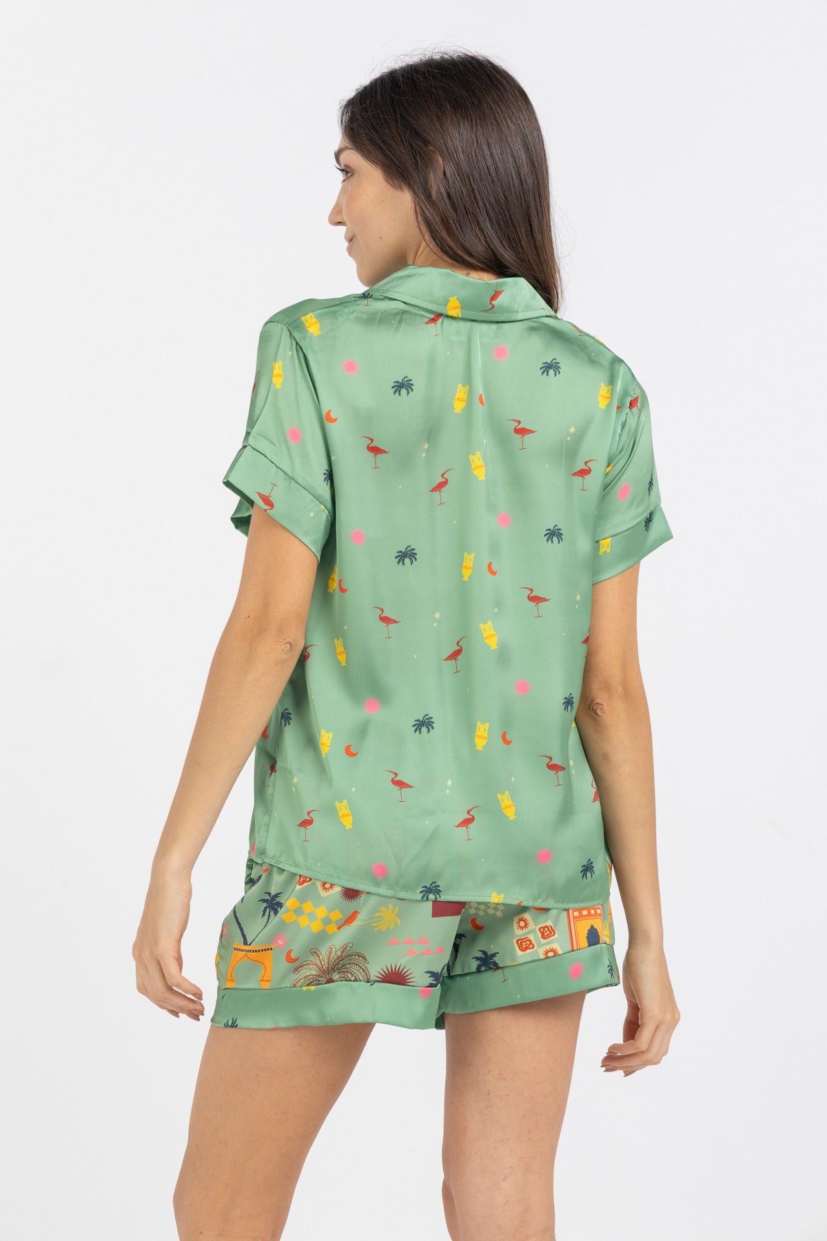 Haze Petal Short Pajama Set
