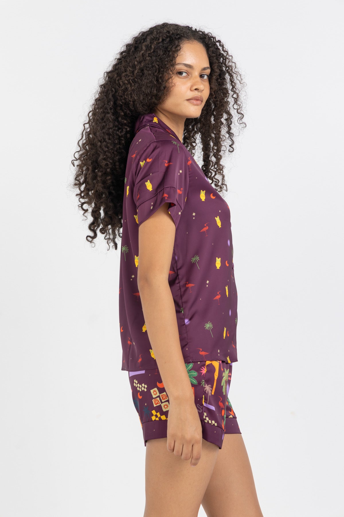 Image of Haze Petal Short Pajama Set