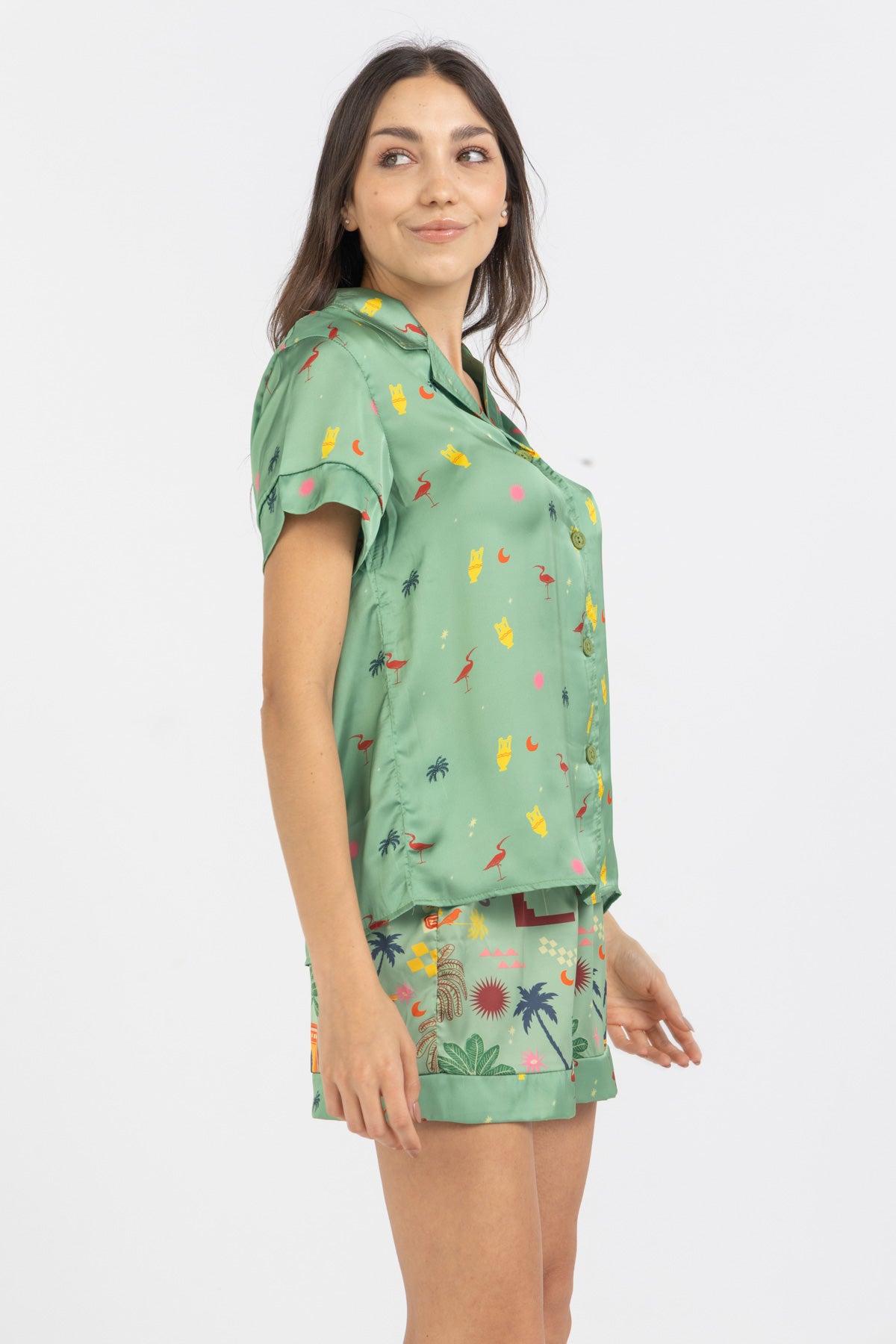 Haze Petal Short Pajama Set