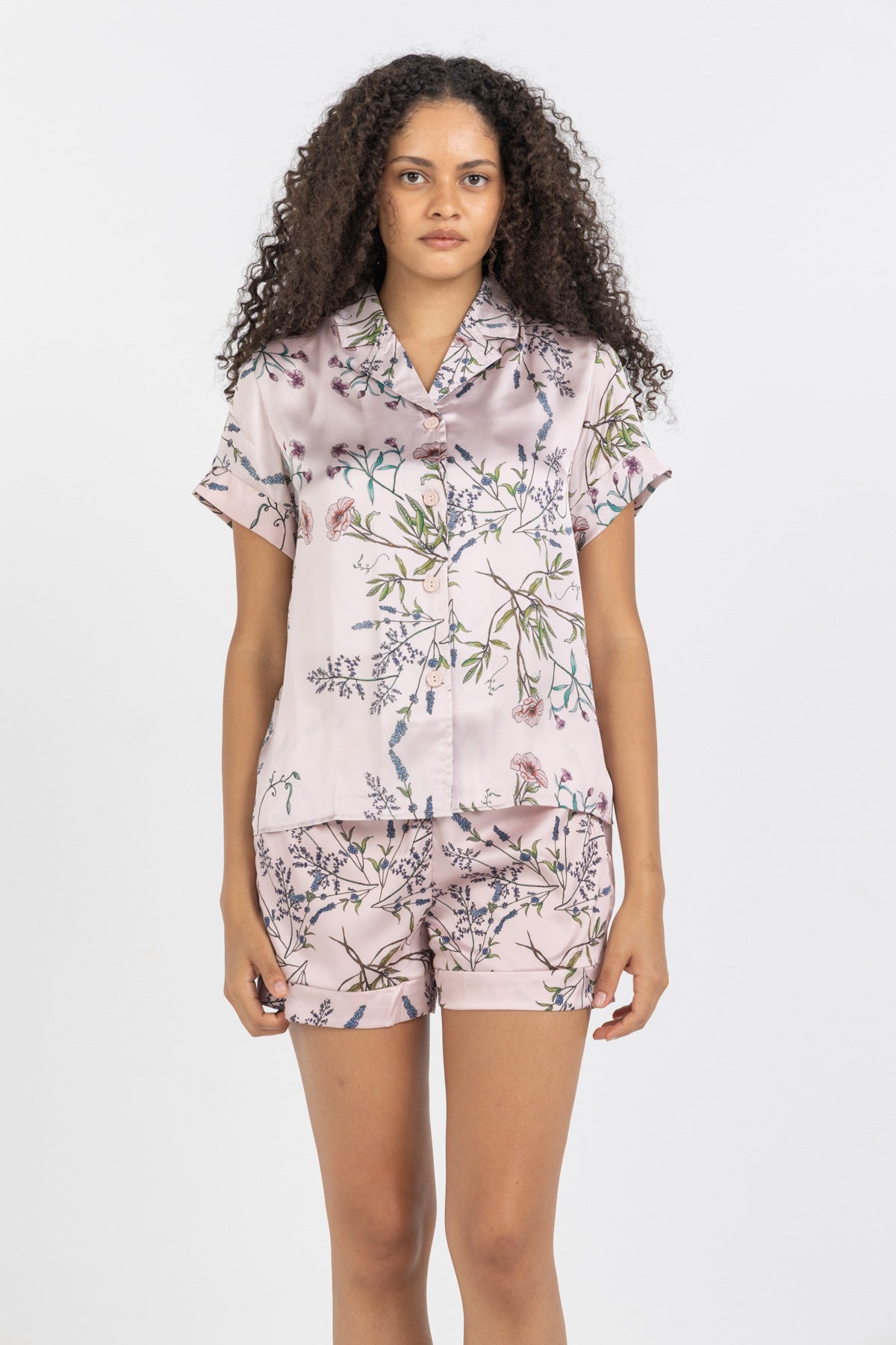 Image of Haze Petal Short Pajama Set