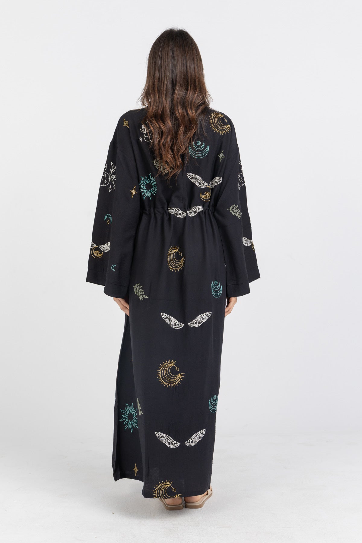 Image of Maxi Embroidered Dress