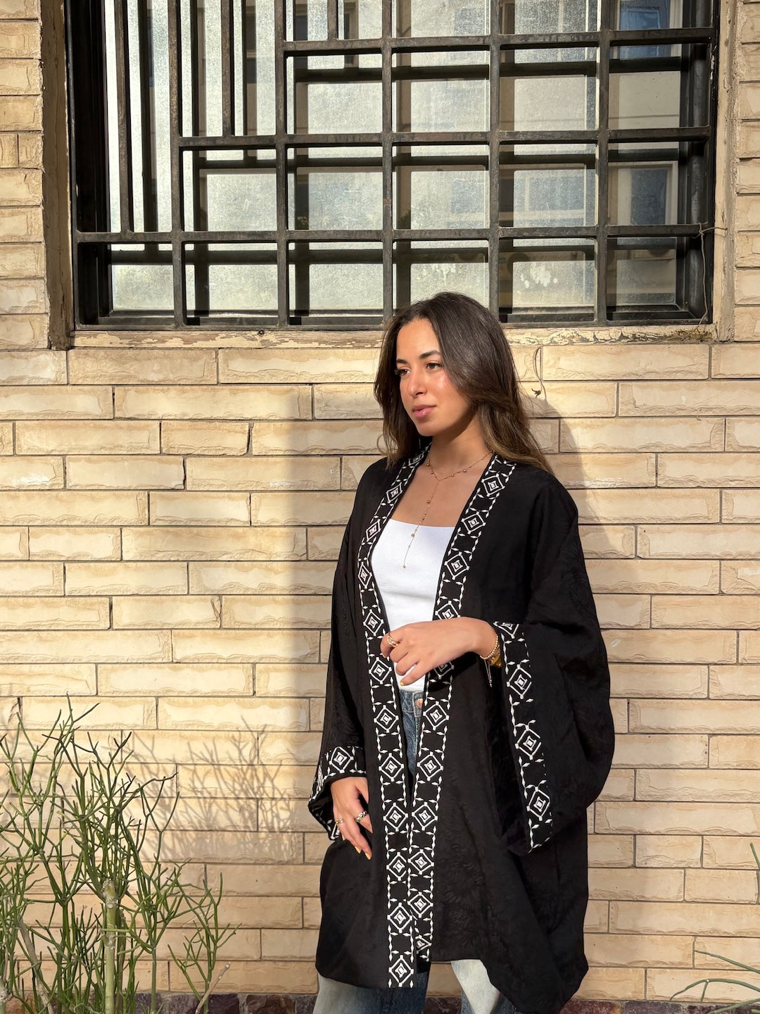 Image of Storyteller Embroidered Kimono