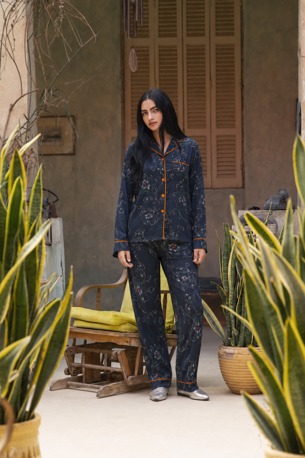 Image of Astrah Midnight Pajama Set