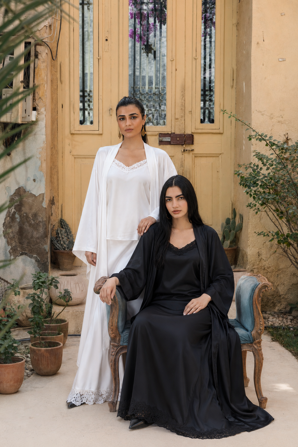 Image of Soft Power Black PJ Set