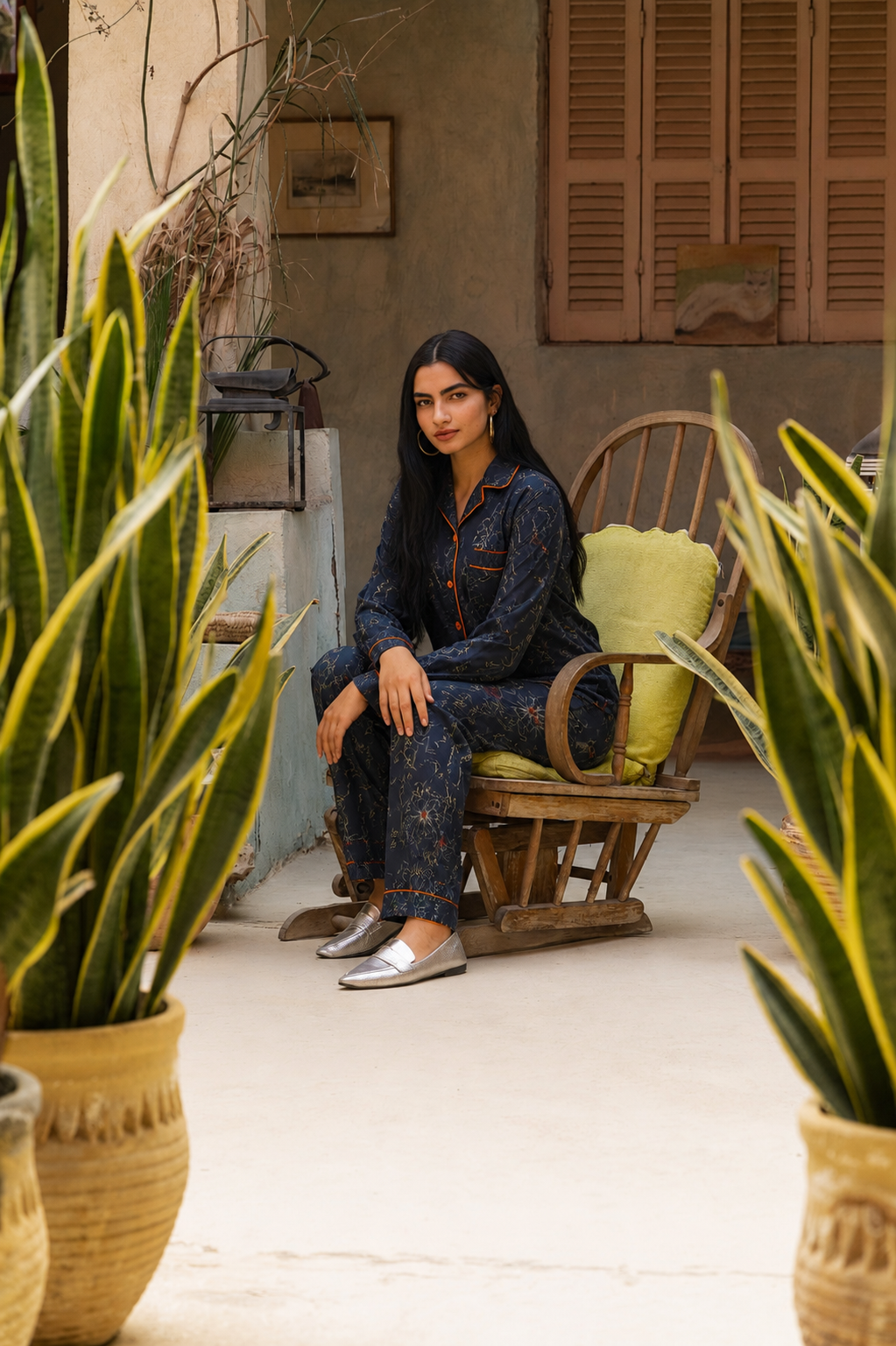 Image of Astrah Midnight Pajama Set