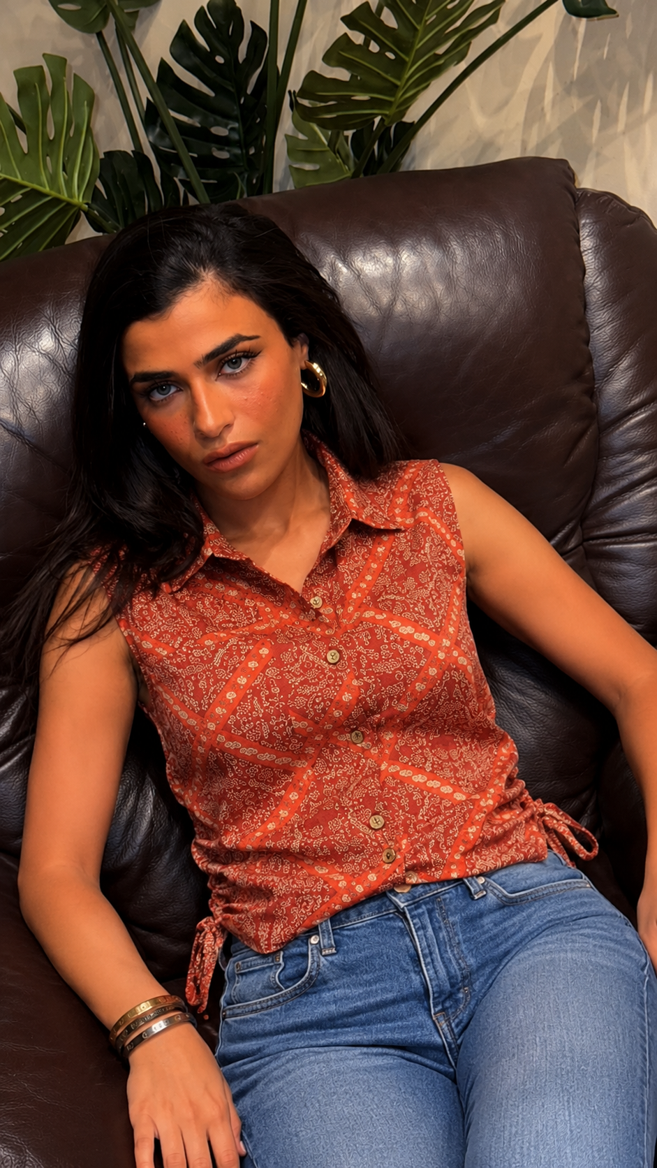 Image of Whispered Fields Linen Vest