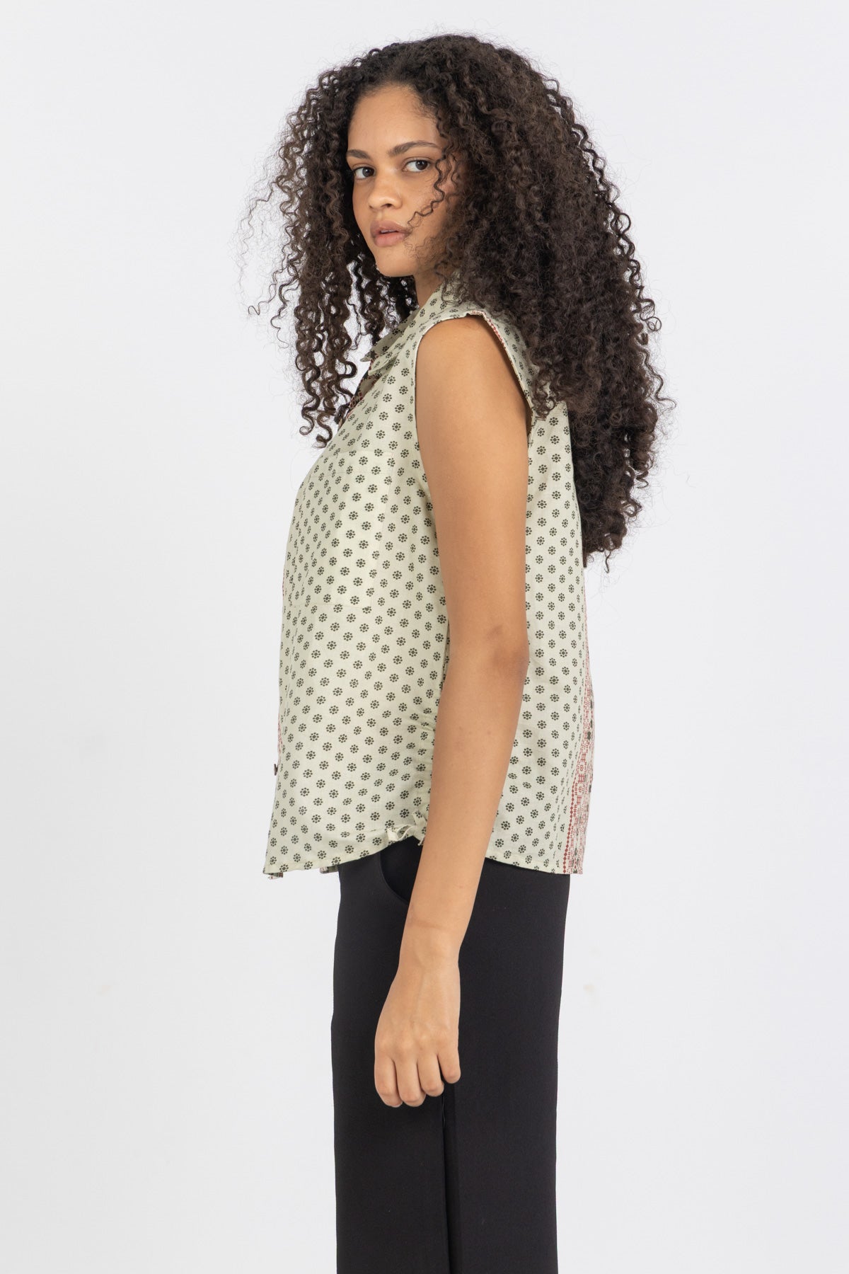 Whispered Fields Linen Vest